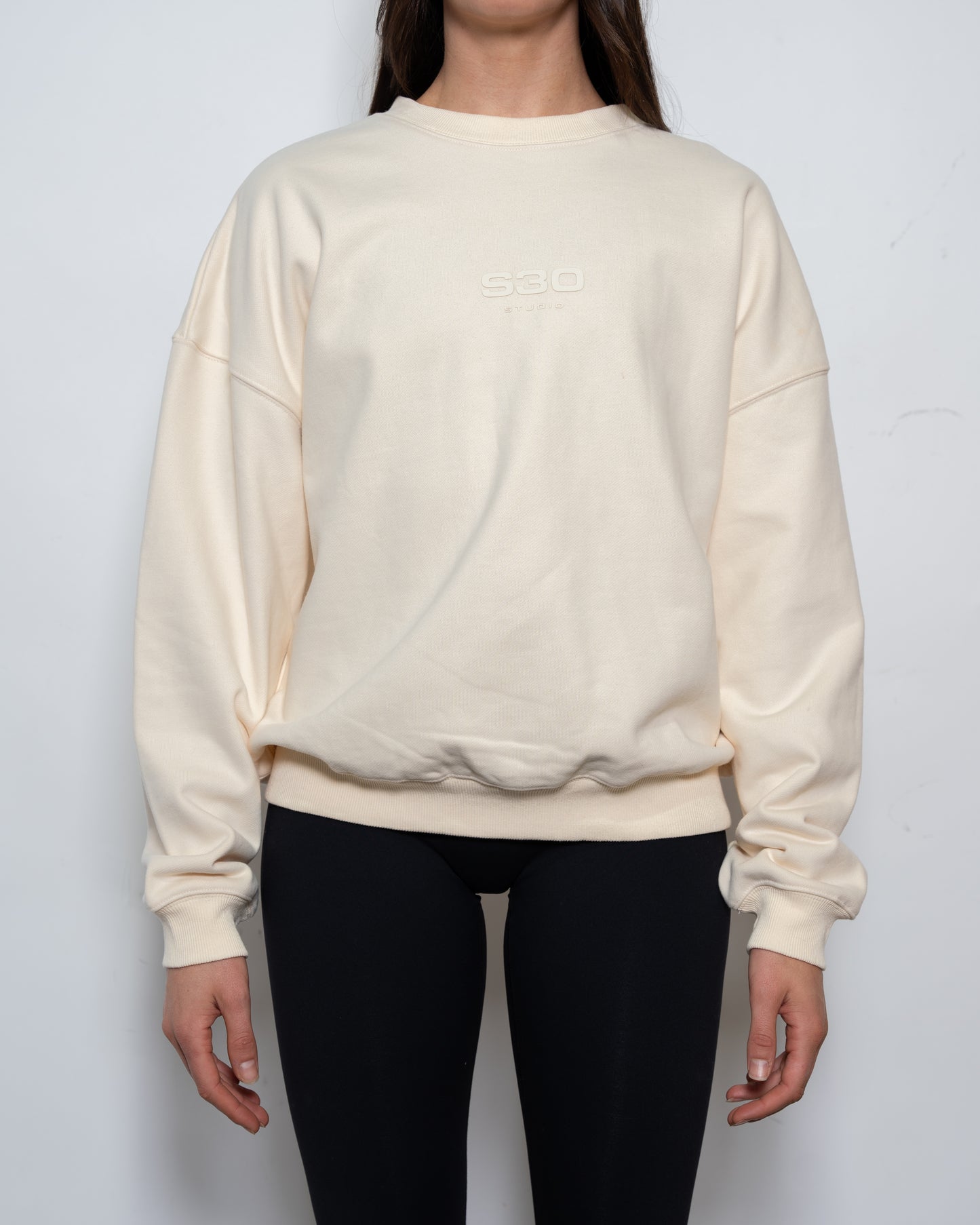 S30 CREAM UNISEX CREWNECK